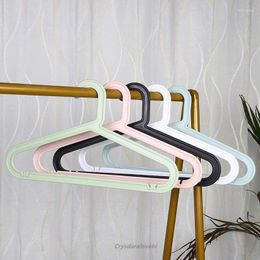 Hangers 10pcs Clothes Hanger Nordic Style Household Seamless Wardrobe Plastic Non-slip Support