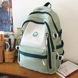 School Bags Fashion Girl Female Travel Cool High-Capacity Bag Lady Trendy Book Women Student Laptop College Backpack Teen Canvas