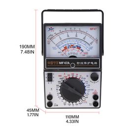 Type Ammeter Current Meter Panel Multimeter Experiment Instrument