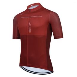 Racing Jackets Raudax Patchwork Cuffs Summer Short Sleeved Breathable Quick Drying Cycling Tops Road Bike Jerseys Mountain