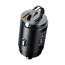 Car Cigarette Lighter Upgrade 200W Qc3.0 Pd Charger 5A Fast Charing 2 Port 12-24V Socket Usbc For Phone Power Adapter Drop Delivery Au Otyko