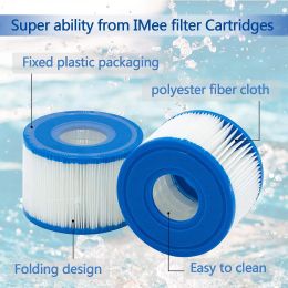 Type S1 Spa Filters for All Intex PureSpa 28429E, 28403E, 28407E, 28443E, 28453E, 28421E, 28423E, 28413E Swimming Pool Pump