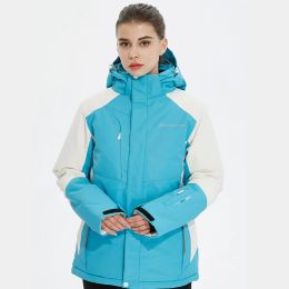 Jackets New Women Winter Ski Jacket Warm Thick Windproof Waterproof Skiing Snowboarding Jackets for Female Outdoor Breathable Snow Coat