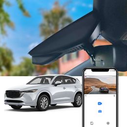 4K Dash Cam Camer Left Hand Drive Car DVR 2160p Recorder Dashcam Car Accessories Night Vision WDR Dual Lens Frab Camera för Mazda 6