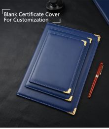 Folder A4 Certificate Holder Folder Cover Blue