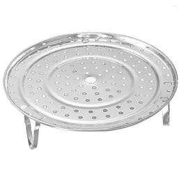 Double Boilers Stainless Steel Steamer Tray Food Rack Pot Insert Plate For Kitchen Steaming