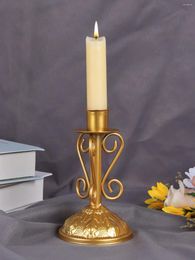 Candle Holders 1pc European Vintage Western Food Candlestick Decoration Romantic Candlelight Dinner Holder Wedding Home Table