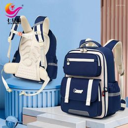 School Bags Waterproof Children Boys Girls Kids Primary Backpack Pu Leather Orthopedic Schoolbag Mochila Infantil