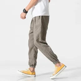 Men's Pants Japanese Casual Chinese Style Bloomers Linen Cotton And Harem Leggings