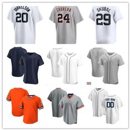 Kerry Carpenter Carson Kelly Tarik Skubal Shelby Miller Jason Foley Kenta Maeda Will Vest Alex Lange Miguel Cabrera Mark Canha Spencer Torkelson Baseball Jersey