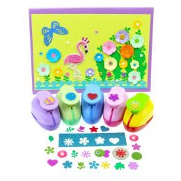 THE9 Kawaii Shape Diy Paper Cut Puncher Pattern Scrapbooking Labour Saving for Kid Hole Punch Embossing