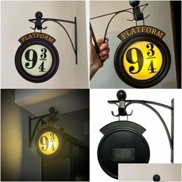 Christmas Decorations Magic Hanging 9 3/4 Night Light Movie Home Pendant Drop Delivery Garden Festive Party Supplies Dhq3E