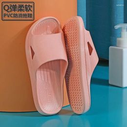 Slippers HH942 Household Non-slip Bathroom Shower Couple Thick-soled Men's Sandals Summer Simple