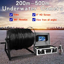 Inch 200M/300M/500M Underwater Fishing Camera Fish Finder With 360 Degree Rotating Dome Panoramic Viewing C