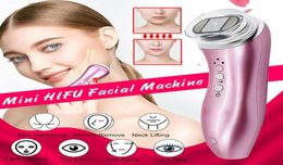 Newest Mini HIFU Machine High Intensity Focused Ultrasound RF Face Lifting Wrinkle Removal LED Skin Care Beauty1485448