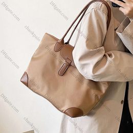 New High-capacity Womens Bag Fashionable and Casual Nylon Handbag Mommy Shopping Bag Commuting Bag One Shoulder Tote Bag