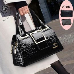 Luxury Designer Handbag Brand Crossbody Bags for Women Pattern Leather Shoulder Bags Casual Tote Bag Bolsos 240318