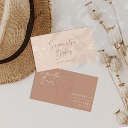 Envelopes Free Design Beauty Business Card Doublesided Printing Business Card with 300gmg Paper Diy Boho Small Business Branding