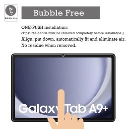 Screen Protector For Samsung Galaxy Tab A9+ 11 Inch Tablet Protective SM-X210 X215 X216 Bubble Free HD Clear Tempered Glass Film