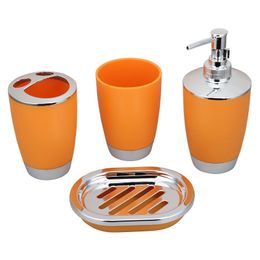 Wholesale Bathroom Kit Plastic Toilet Wash Set Gift Bathroom Supplies Bathroom Set Toothbrush Cup Holder Soap Box