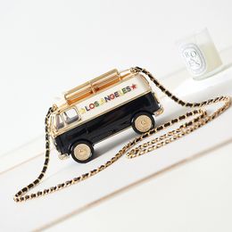 Designer bag Chain Mini Bus Box bag Leather Shoulder crossbody women luxury brand Summer high quality Party Bag with box