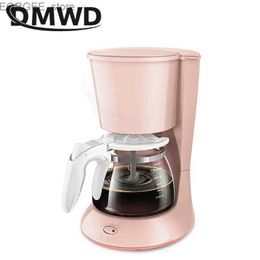 Coffee Makers DMWD 700W 220-240V 50/60Hz 600mL capacity American style drip coffee machine anti drip leakage small exquisite coffee machine Y240403