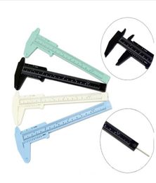 Plastic Vernier Caliper Gauge Micrometer 0150MM Mini Student Ruler Standard ABS Accurate Measurement Tools1531255