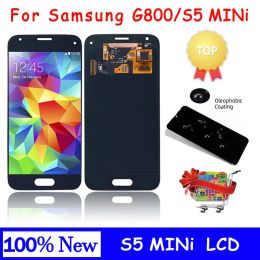 4.5'' Test Super AMOLED LCD For Samsung S5 Mini G800 LCD G800F G800H LCD touch screen digitizer assembly