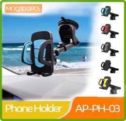 For Huawei P20 Lite P9 P8 Mate 8 9 Honour 8 Car phone Holder Windshield Dashboard Retractable Stand GPS Mount for Iphone Samsung1778931