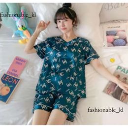 lousis vouton bags lvse chanells chanei Womens Pajamas Silk Cartoon Home Wear Lingerie Sexy Sleepwear Nightwear Lingere Suit 738