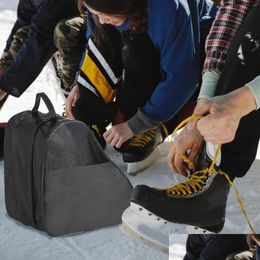 Outdoor Bags Roller Skate Bag Girls Boys Kids Handbag Carrier Ice Skating For Figure Skates Inline Quad Drop Delivery Sports Outdoors Ottc1