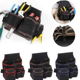 Multifunctional Tool Storage Bag Pouch Belt Hardware Electrician Toolkit Drill Waist Bag Wrench Screwdriver Tool Bags Organiser