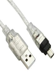 USB Male to Firewire IEEE 1394 4 Pin Male iLink Adapter Cord firewire 1394 Cable for SONY DCRTRV75E DV9314401