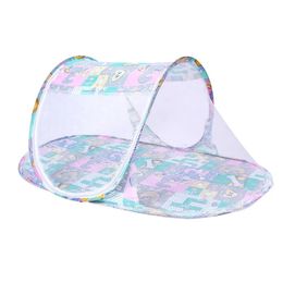 Foldable Large Space Yurt Baby Mosquito Net Summer Home Crib Anti-mosquito Small Tent Outdoor Portable Free Instal Mosquito Net 240326