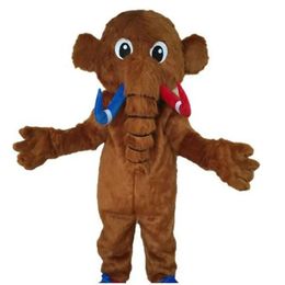 2024 Super Cute Mammoth Mascot Costume Birthday Party Christmas costume Ad Apparel halloween Theme Clothing