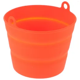 Take Out Containers Drum Lining Silicone Folding Bucket Grill Accessories Bbq Oil Liner Barbecue Accessory