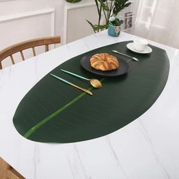 Table Mats Placemats Simulation Leaves Western Food Sink Nonslip Placemat Artificial Protective Mat Peva Palm Leaf Insulation