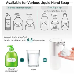 Liquid Soap Dispenser Electric Infrared Sensor Charging Hand Sanitizer Automatic Touchless Foam Machine