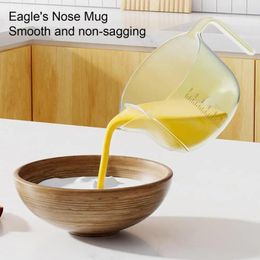 Measuring Tools Ergonomic Handle Cup Capacity Multifunction With Removable Filter Scale For Egg Liquid Mixing