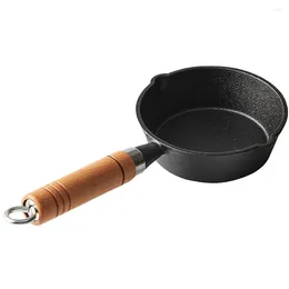 Mugs Butter Cast Iron Pan Small Cooking Pot Convenient Frying Oil Coffee Milk Warmer Pour