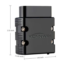 KONNWEI ELM327 V1.5 OBD2 Bluetooth Scanner Auto Scanner MINI ELM 327 OBD 2 OBDII KW902 BT WIFI Code Reader for Android IOS Phone