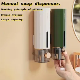 Liquid Soap Dispenser Hand Sanitizer Wall Hanger Press Plastic Shampoo Washing Machine Bath Accessories