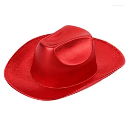 Berets Glitter Cowboy Hat All-match For Street Drop