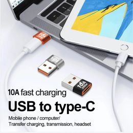 10A Type C To USB 3.0 OTG Adapter For Xiaomi Samsung iphone Macbook OTG Connector Usbc To A Fast Charging Data Transfer Adaptor