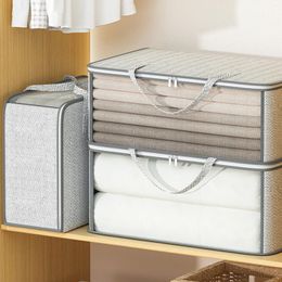 Storage Bags Folding Large Capacity Non-woven Bag Clothing Quilt Pillow Children's Toy Organizer Portable
