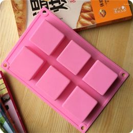 Baking Moulds Silicone Cake Moulds Square DIY Pudding Mould -40-230 Heat-resistant Oven Cupcake Homemade Tray Mousse Jelly Bakeware