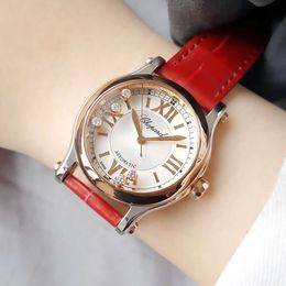 New Luxury Public Price 53000 Women's Fully Automatic Mechanical Happy Diamond Gold Watch 30Mm 807374