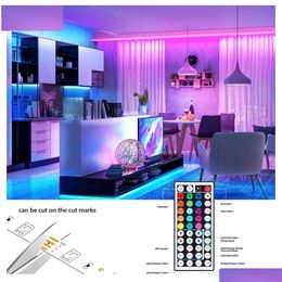 Led Strips Selling Strip Lights Rgb 16.4Ft/5M Smd 5050 Dc12V Flexible 50Led/Meter 16Different Static Colours Drop Delivery Lighting Ho Dhouo