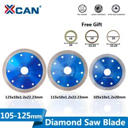 XCAN Diamond Saw Blade Disc Porcelain Tile Ceramic Granite Marble Cutting Blades For Angle Grinder 105/115/125mm Cutting Discs