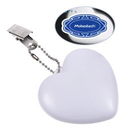 4pcs Mobestech LED Automatic Purse Light Sensor Touch Activated Handbag Lamp Mini Heart Shape Night Light for Illumination